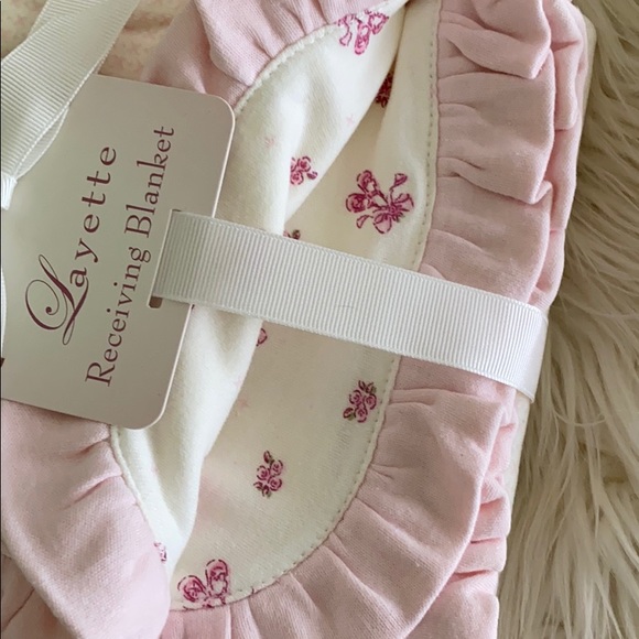 Pink Ballerina Baby Blanket - Picture 4 of 4